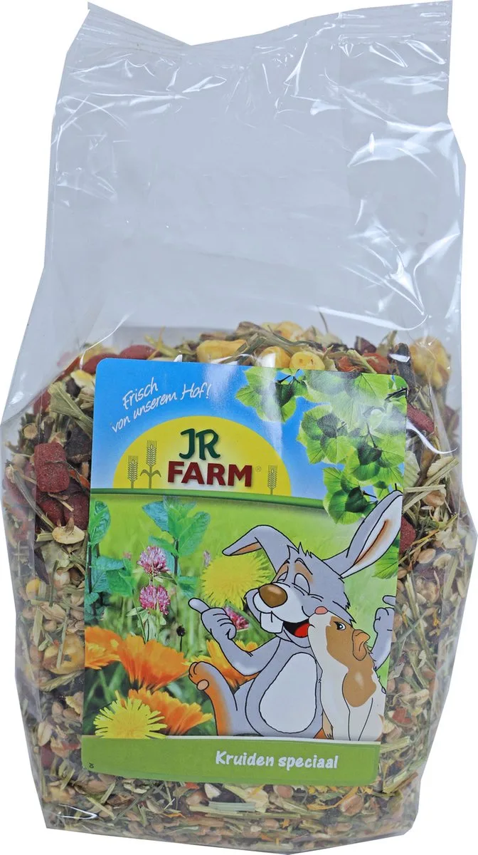 Kruiden Speciaal - Ruwvoer - 13x8x20 cm 500 g van JR Farm – productfoto