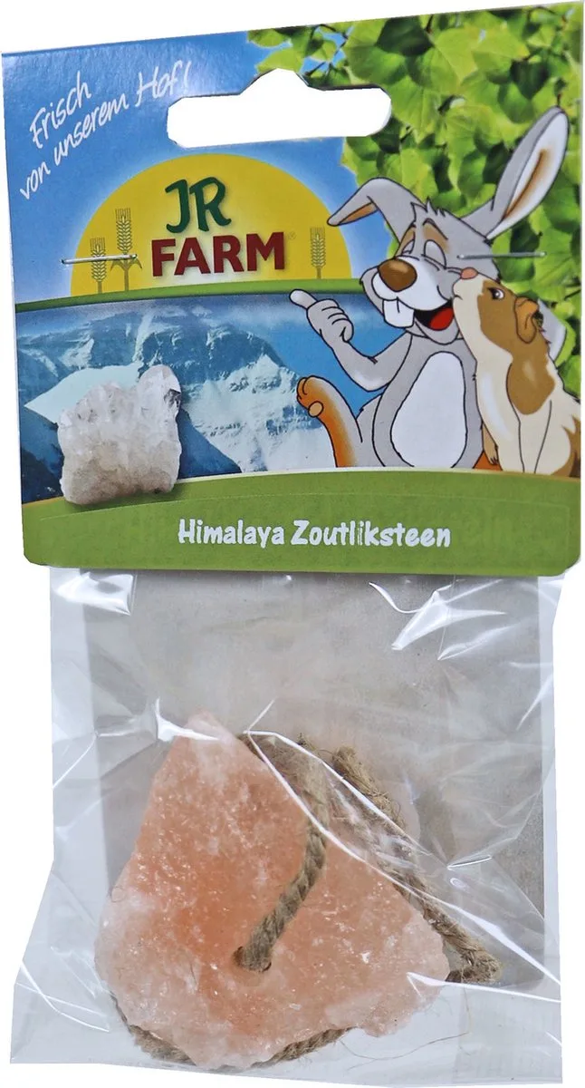 Liksteen Himalaya - Knaagdiersnack - 80 g Lichtroze de JR Farm – photo produit