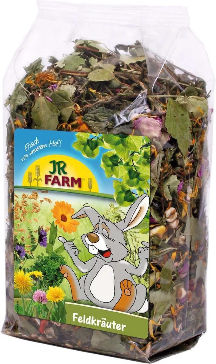 Ruwe Knaagdiersnack - Veldkruiden - 200 gram van JR Farm – productfoto