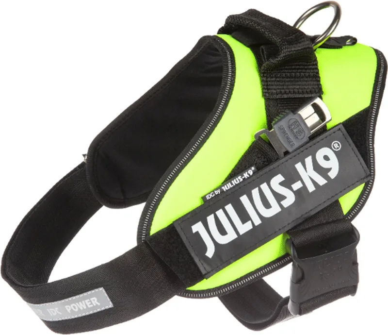 blindengeleidehond tuig, 2XL - maat 3 van Julius-K9 in Neon – productfoto