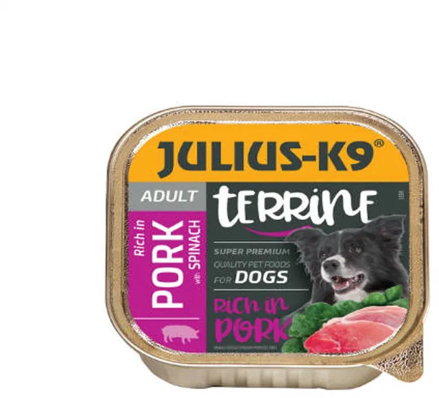 hondenvoer - Pate - Natvoer - Adult - Varken - 10 x 150g