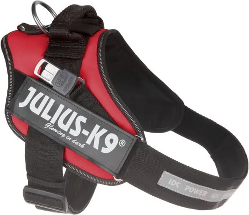 Idc Handgreep-Vrij Geleidehonden Harnas | T-3 by Julius-K9 in Red – product photo