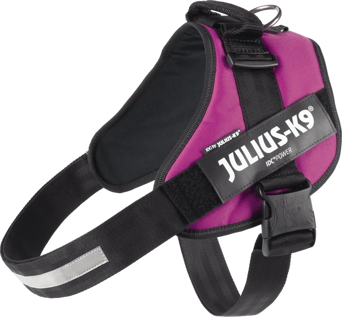 IDC Dark Power Rose Harnais Fuchsia T-4 de Julius-K9 – photo produit