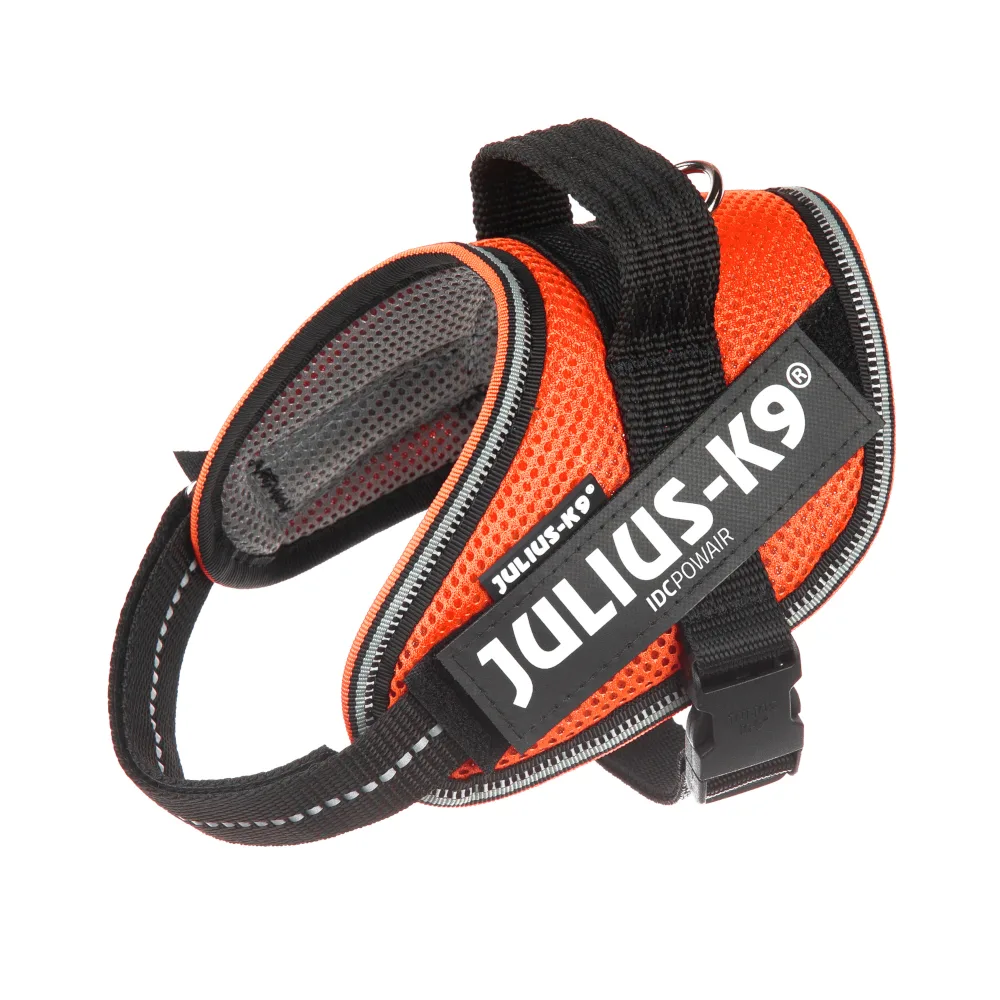 IDC® POWAIR harnas - oranje - Maat S/Mini: Borstomvang 49 - 67 cm by Julius-K9 – product photo