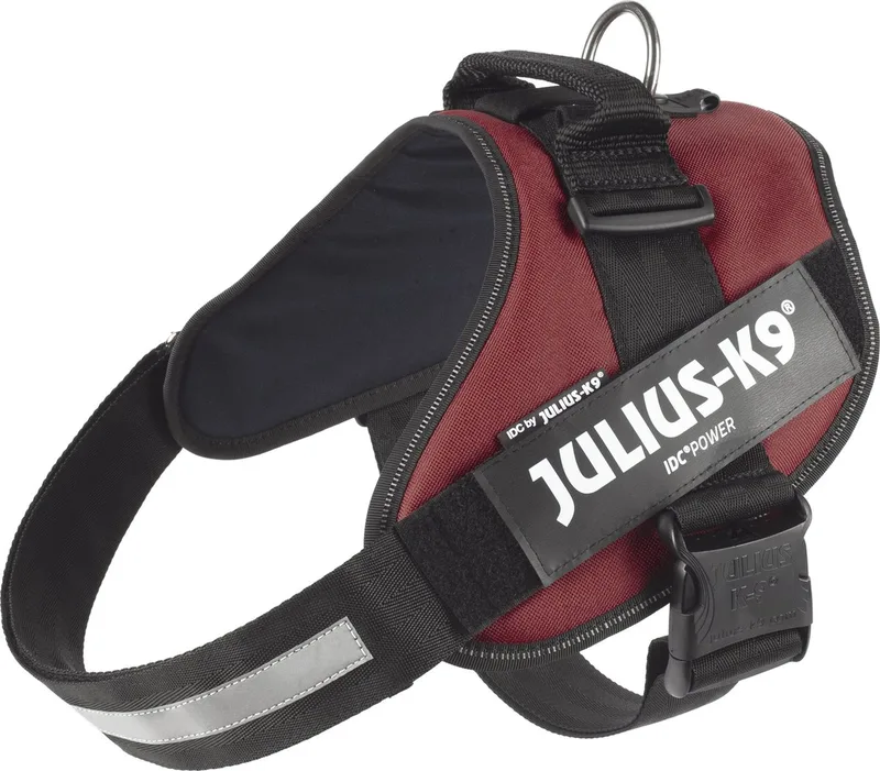 IDC Powertuig/Harnas - Maat 3/82-115cm - XXL - Bordeaux/Rood von Julius-K9 in Bordeaux, Rot – Produktfoto