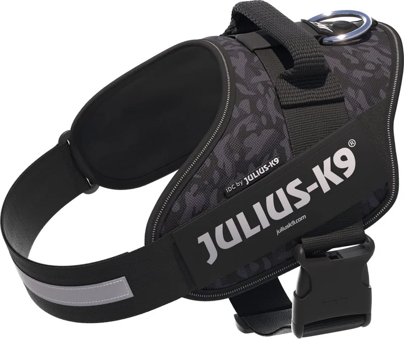 IDC Powertuig - Hondentuig - L - Maat 1 - Night Camo von Julius-K9 in Schwarz – Produktfoto