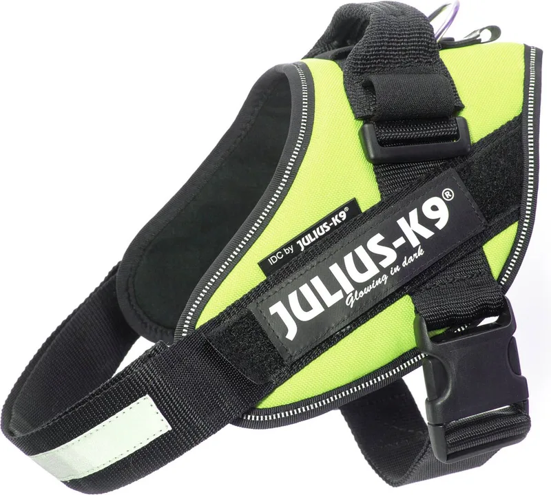 IDC Powertuig - Hondentuig - M - Maat 0 - Neon de Julius-K9 en Vert – photo produit