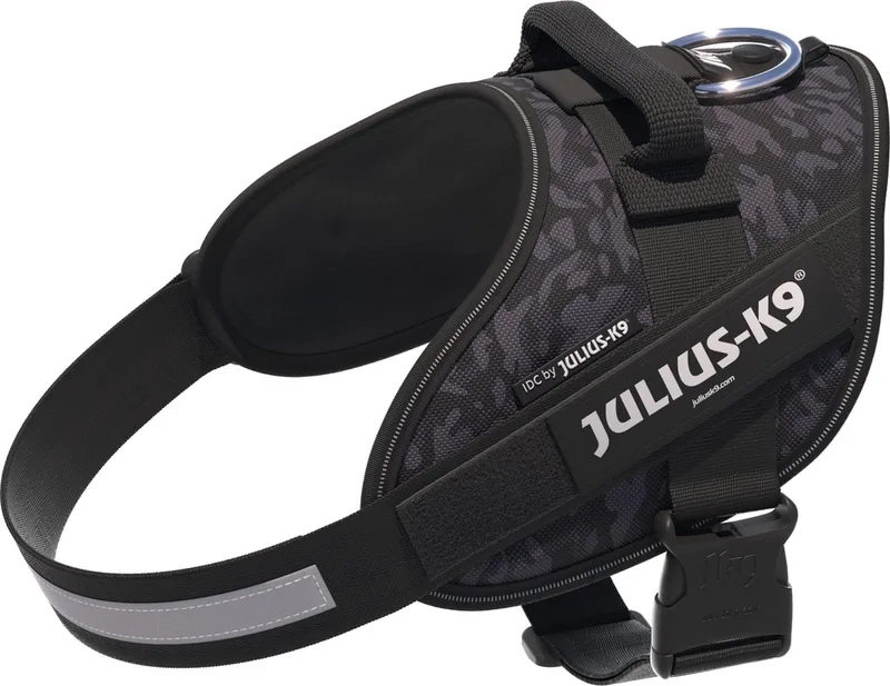 IDC Powertuig - Hondentuig - M - Maat 0 - Night Camo de Julius-K9 en Noir – photo produit