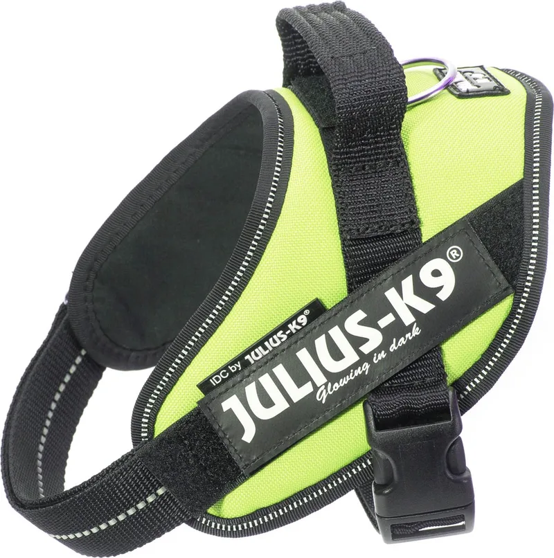 IDC Powertuig - Hondentuig - S - Mini - Neon de Julius-K9 en Vert – photo produit