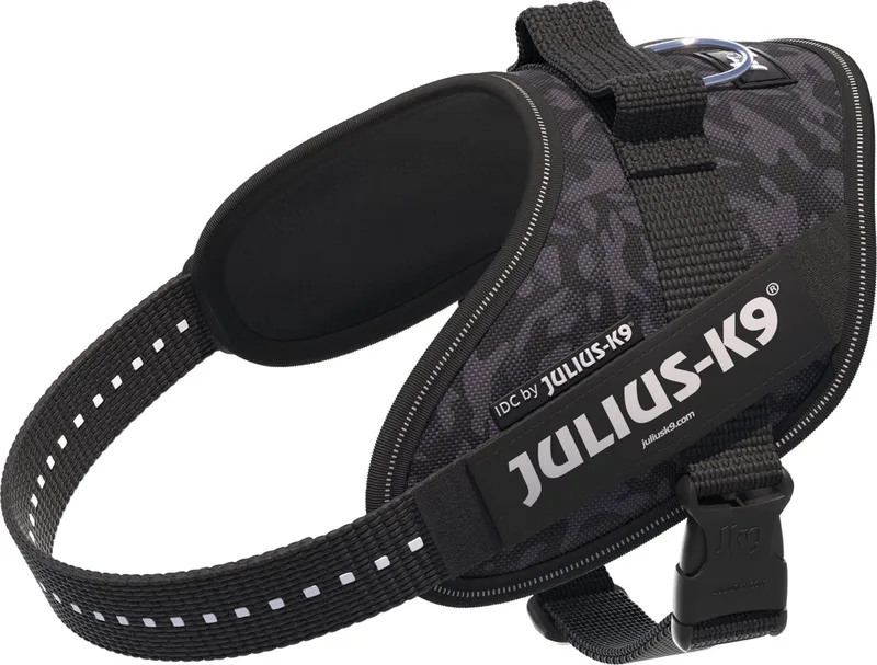 IDC Powertuig - Hondentuig - S - Mini - Night Camo de Julius-K9 en Noir – photo produit