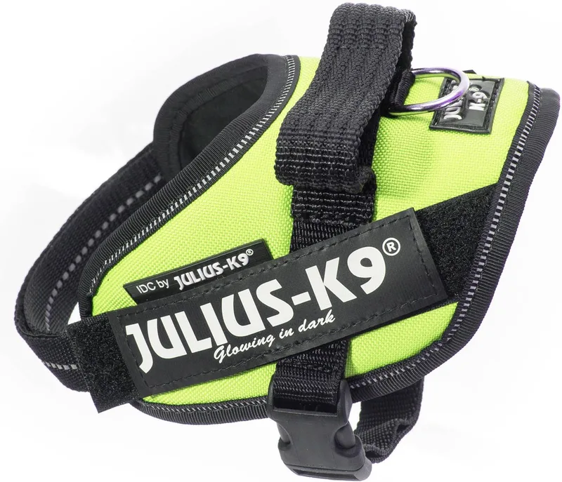 IDC Powertuig - Hondentuig - XS - Mini-Mini - Neon von Julius-K9 in Grün – Produktfoto