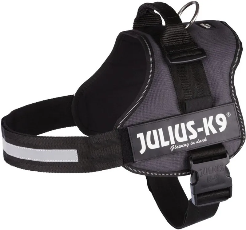 IDC Powertuig Maat 2 / Maat XL - Hondentuig - Hondensport - KNPV - IPO - IGP by Julius-K9 in Black – product photo