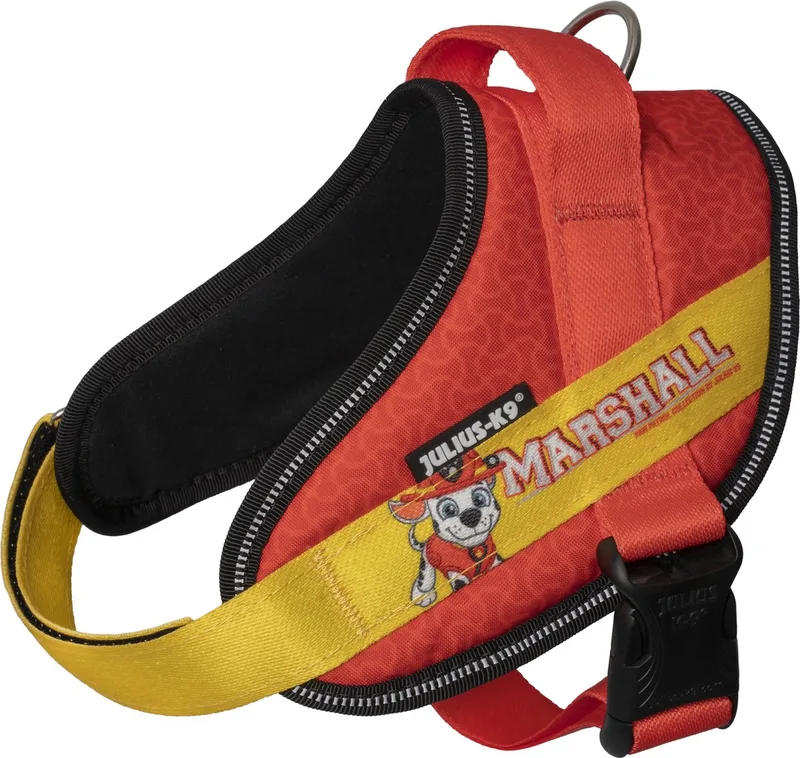 JK9® Paw Patrol- Hondentuig - Maat S - Marshall by Julius-K9 in Rood met geel – product photo