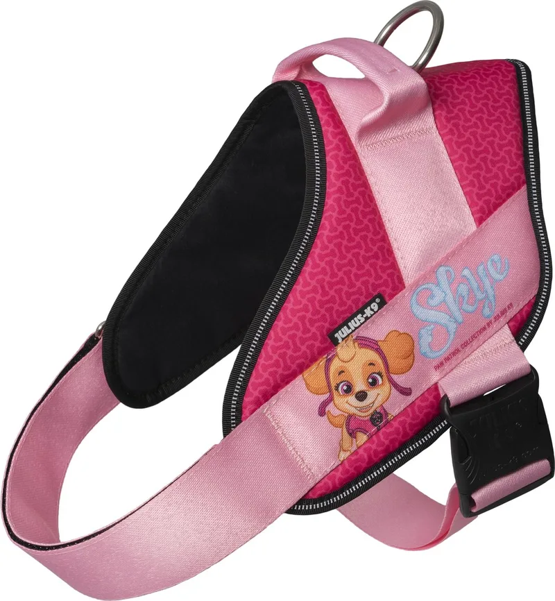 JK9® Paw Patrol - Hondentuig - Maat XL - Skye von Julius-K9 in Rosa – Produktfoto