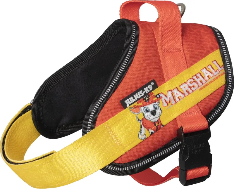 JK9® Paw Patrol - Hondentuig - Maat XS - Marshall de Julius-K9 en Rood met geel – photo produit