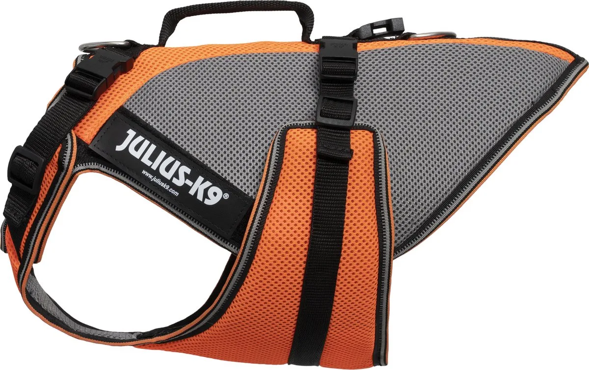 JK9®Multivest 4in1 multifunktionell hundjacka, storlek M, uv orange från Julius-K9 – produktbild