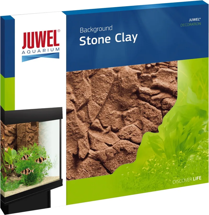 Aquarium Achterwand - Aquariumdecoratie - Stone - 61 x 55 cm von Juwel in Blau – Produktfoto