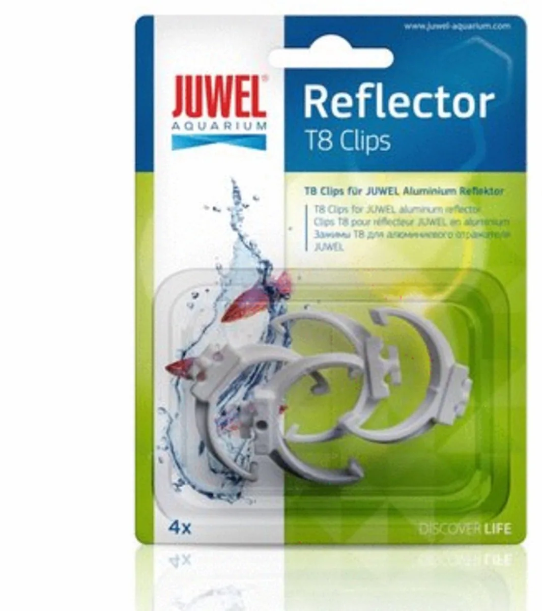 Bevestigingsclips Plastic T8 - Verlichting - 4 stuks de Juwel – photo produit