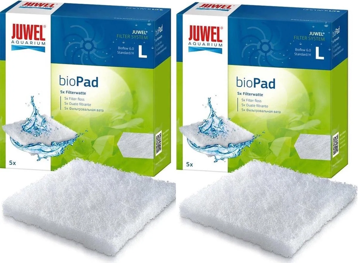 biopad L filterwatten - Wit - 2 stuks van Juwel – productfoto