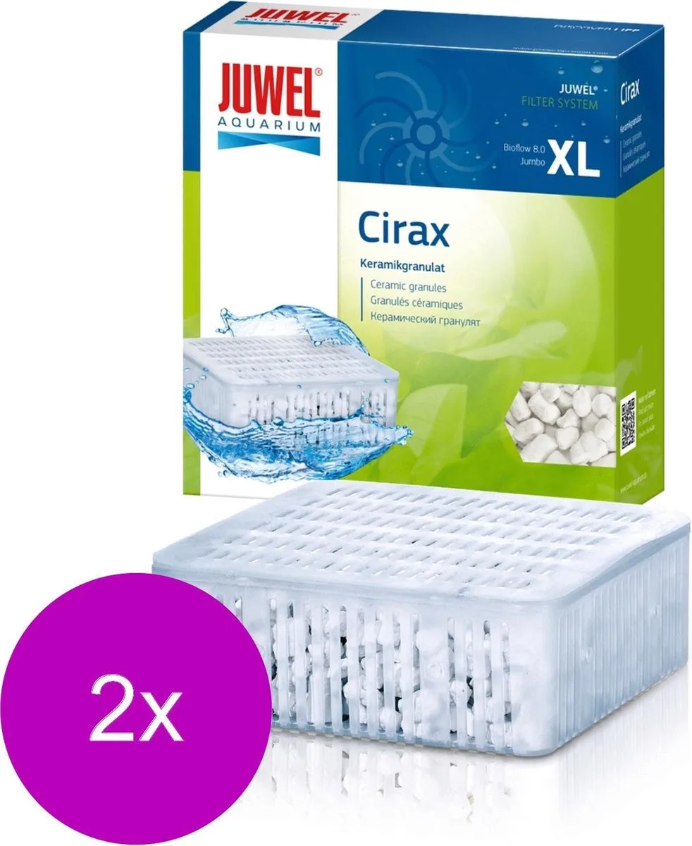 Cirax Xl Jumbo - Filtermateriaal - 2 x 500 g Jumbo van Juwel – productfoto