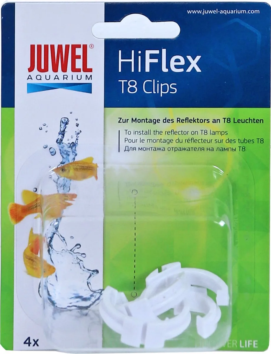 Hiflex reflector clips T8 de Juwel en Blanc – photo produit