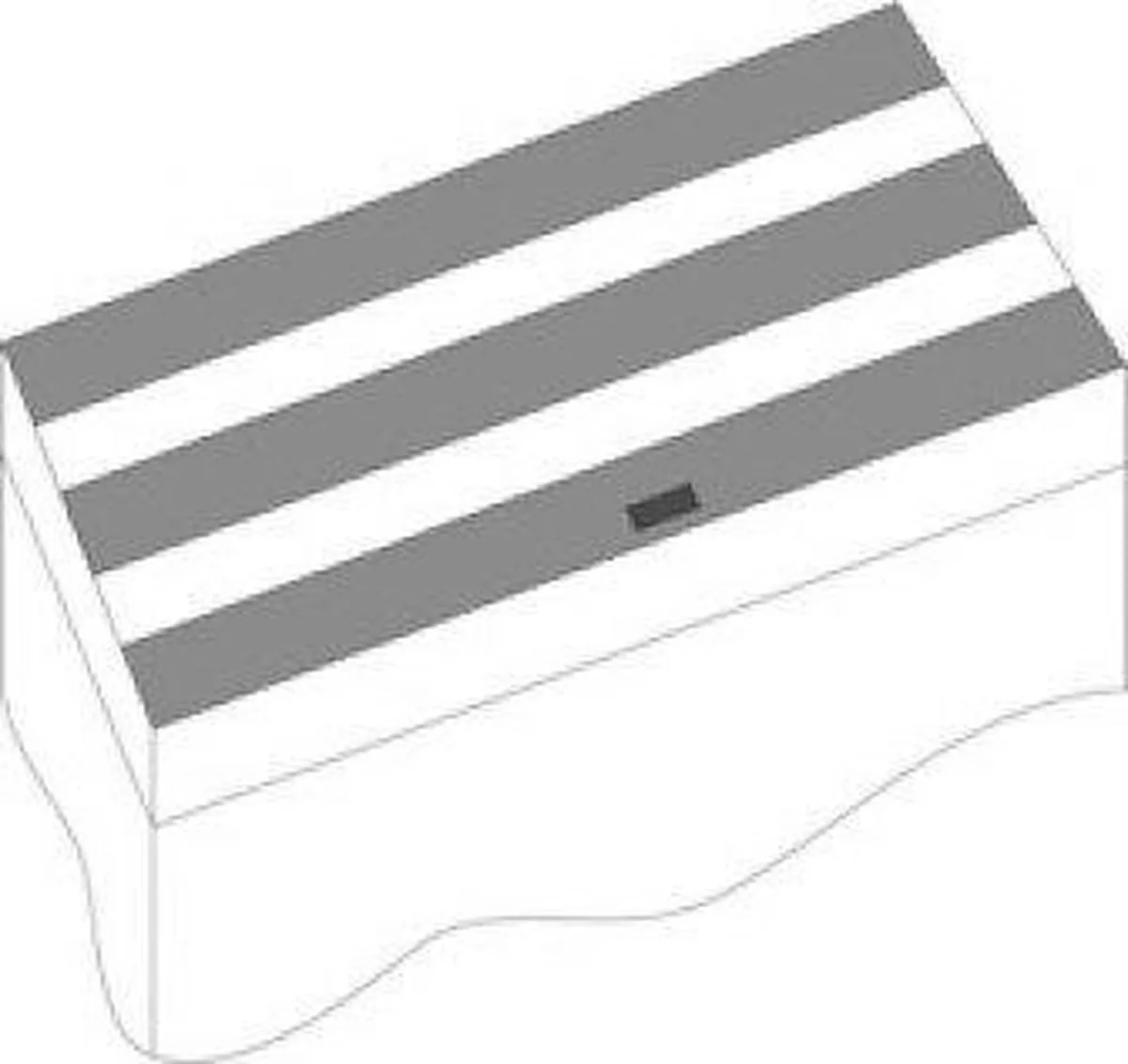 kleppenset IV 150x50 cm voor Rio 400 by Juwel in Black – product photo