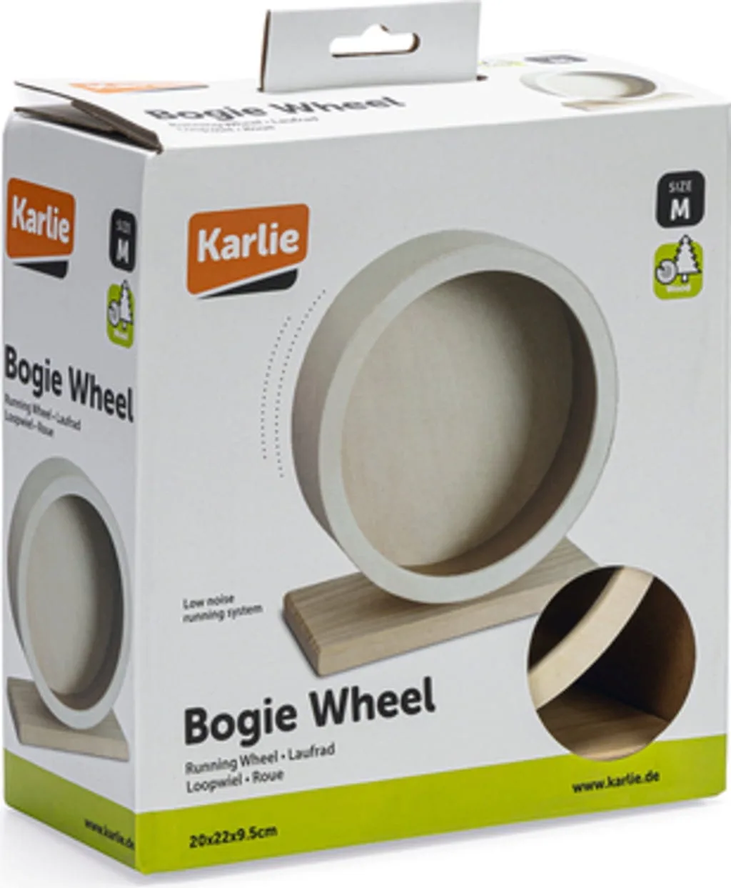 Jouet Pour Rongeurs Bogie Wheel Wooden Wonderland de Karlie – photo produit