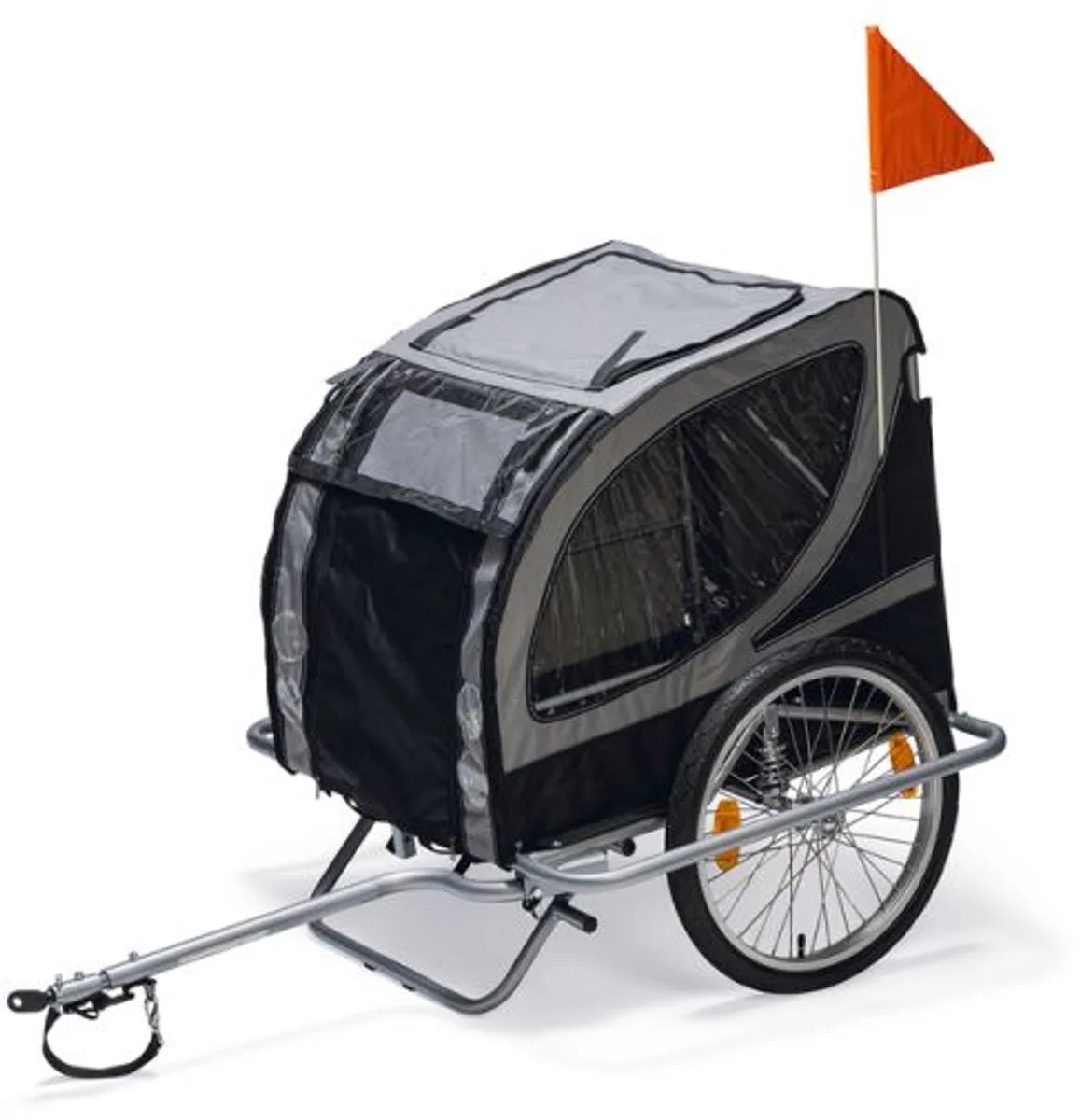 Doggy Liner Paris - Fietskar Hond - Zwart - 148x90x88 cm van Karlie in Grijs – productfoto