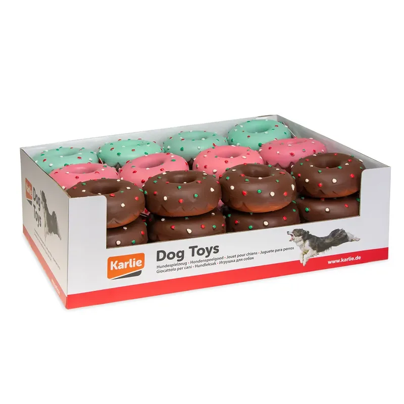 Donuts Latex Hondenspeeltje Geassorteerd de Karlie – photo produit