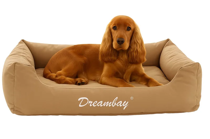 Flamingo Hondenmand Dreambay - Zand - 80 x 67 x 22 cm de Karlie en Marron – photo produit