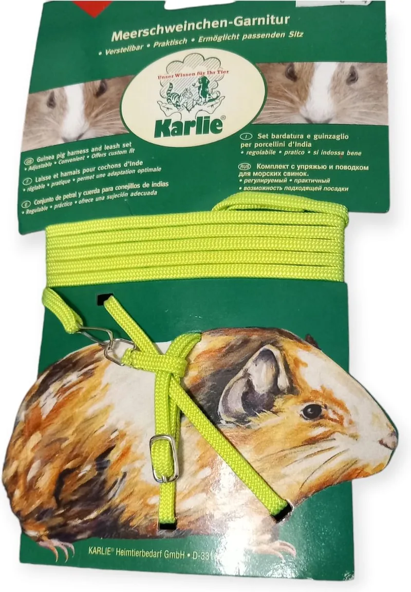 harnas en leiband voor cavia's by Karlie in Green – product photo