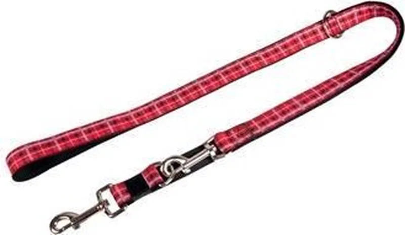 Hondenriem Trainingslijn Tartan by Karlie in Red – product photo
