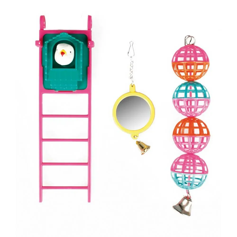 Jouet Pour Oiseaux Avec Miroir Balle Et Balance von Karlie – Produktfoto