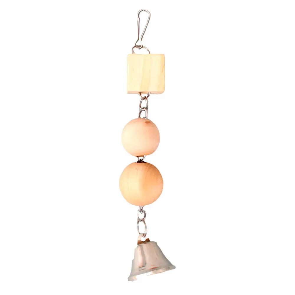 Jouet Pour Oiseaux Wooden Pendant Bell de Karlie – photo produit
