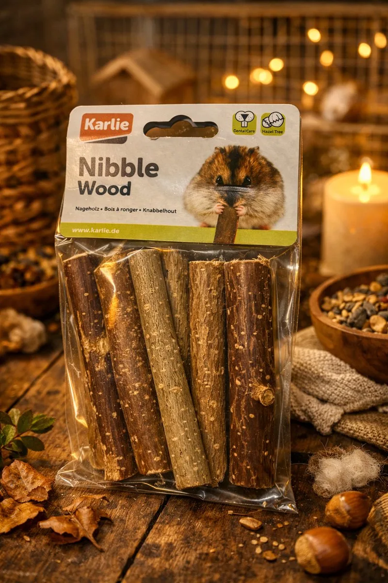 Nibble Wood Nagetierspielzeug von Karlie – Produktfoto