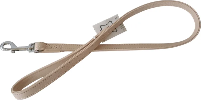 Nordic Hondenriem - Hertenleder - Maat: M - Breedte: 18 mm - Lengte: 100 cm fra Karlie i Creme – produktbillede