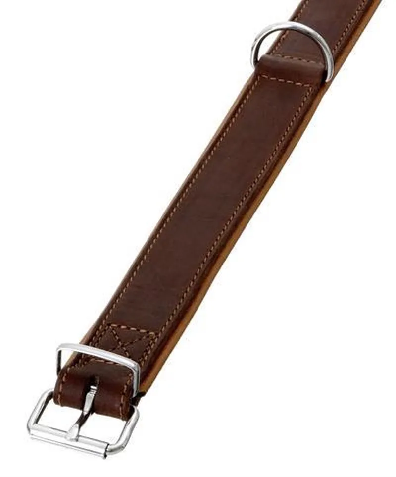Riem - Rondo Halsband - onderlijn Bruin 47 cm lang en 27 mm breed von Karlie in Braun – Produktfoto