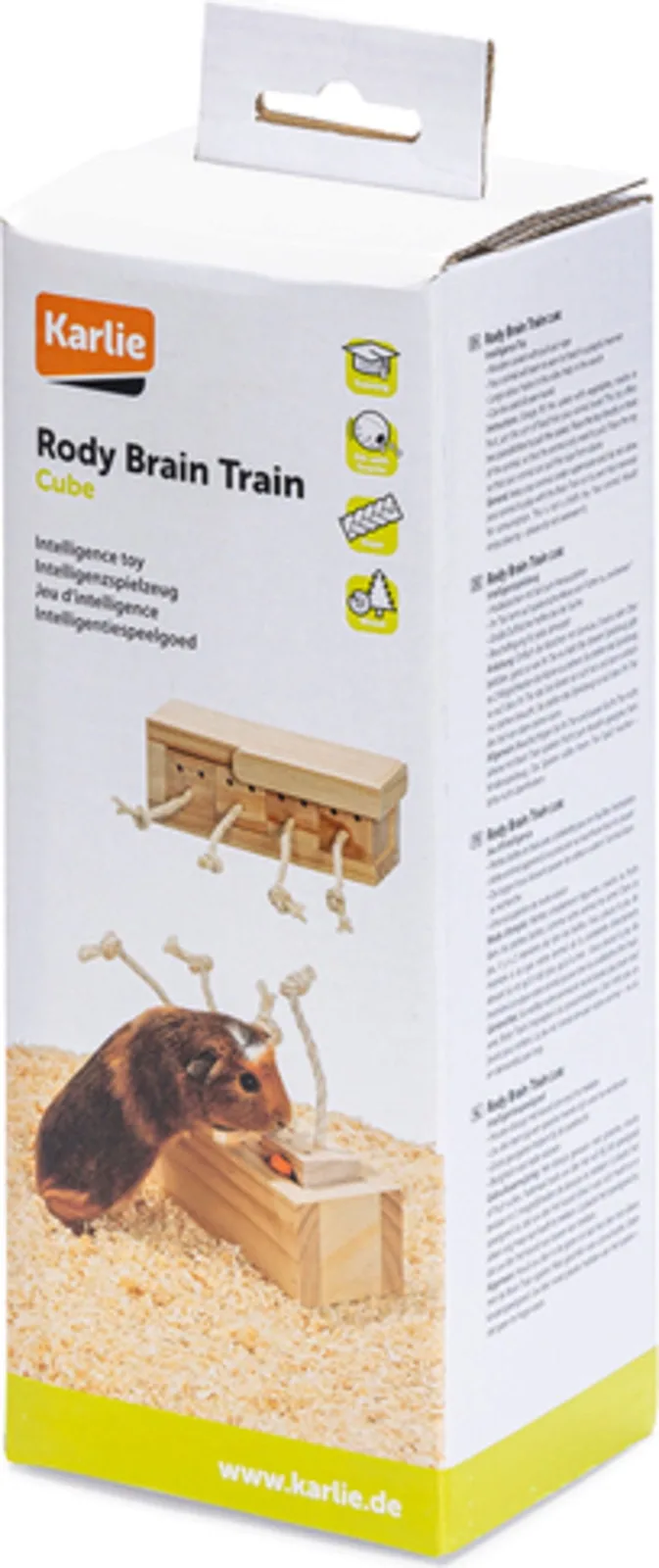 Jouet Pour Rongeurs Rody Brain Train Cube de Karlie – photo produit