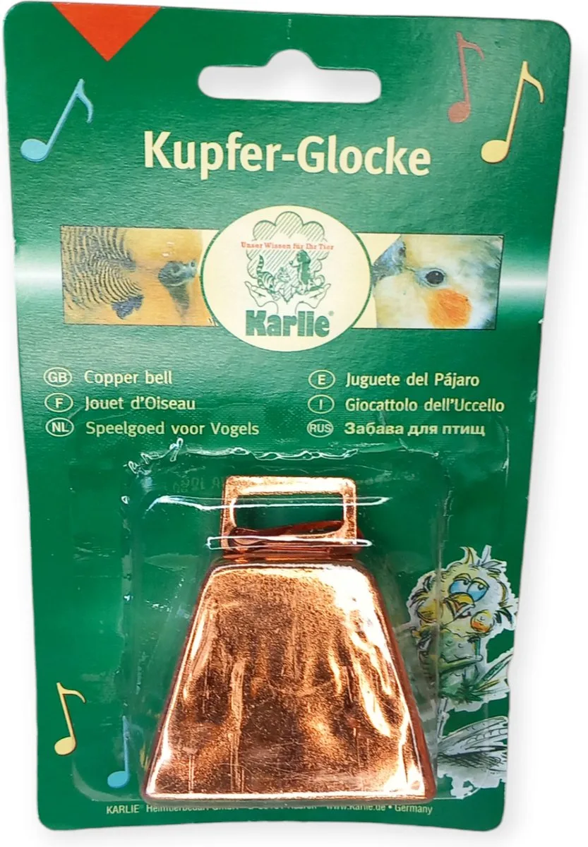 speelgoed voor vogels - koperen bel fra Karlie i Kobber – produktbillede