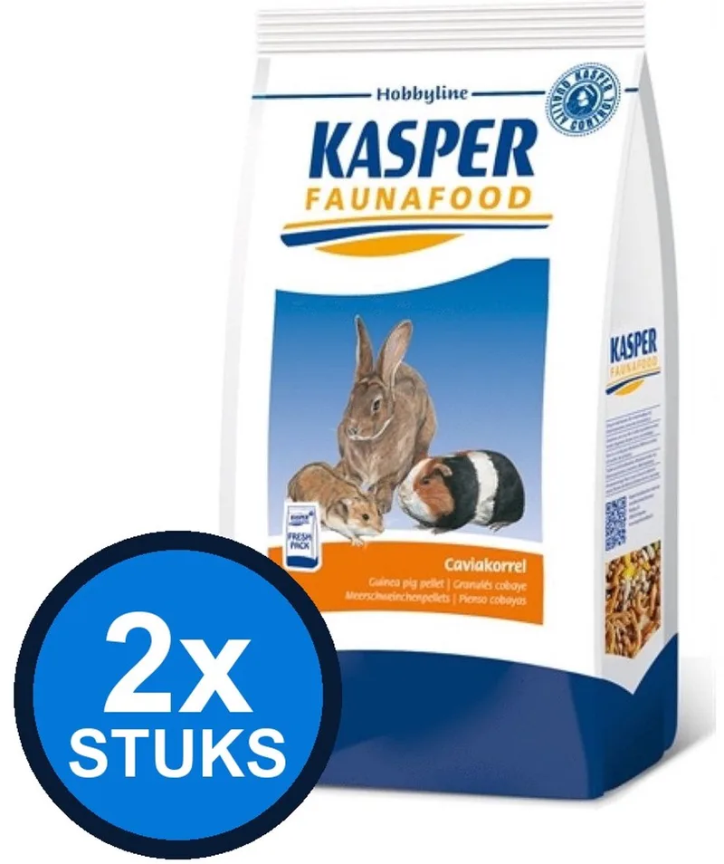 2x Kasper Faunafood Caviakorrel - Caviavoer - 4kg von Kasper Faunafood – Produktfoto