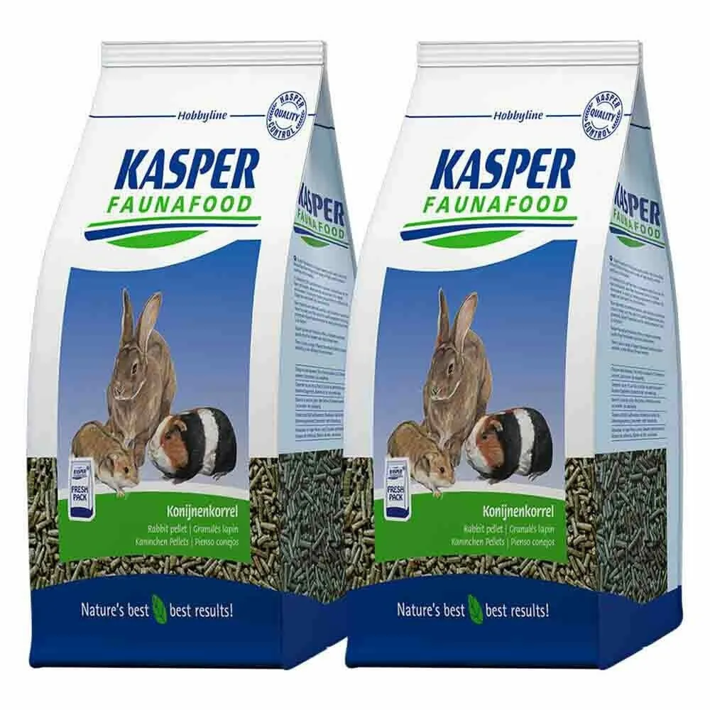 2x Kasper Faunafood Konijnenkorrel Hobby 4 kg från Kasper Faunafood – produktbild