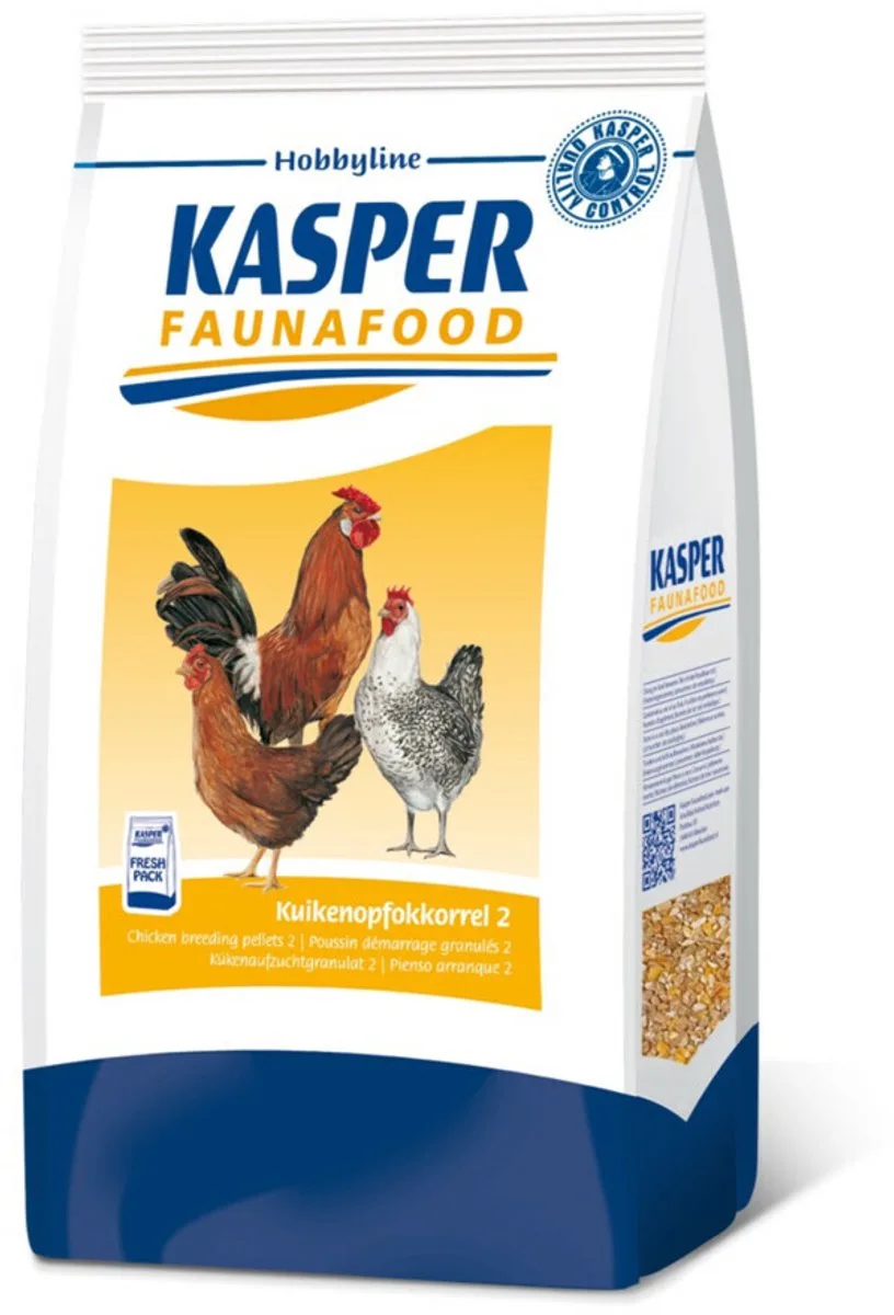 3x Kasper Faunafood Kuikenopfokkorrel 2 4 kg van Kasper Faunafood – productfoto