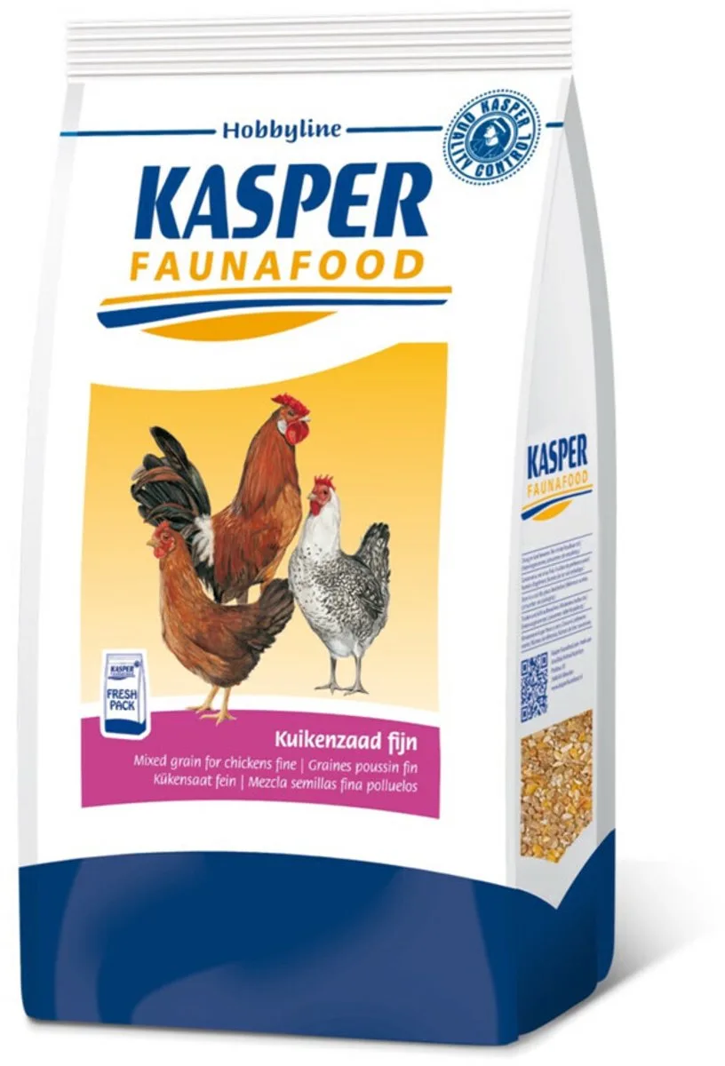 3x Kasper Faunafood Kuikenzaad Fijn 4 kg van Kasper Faunafood – productfoto