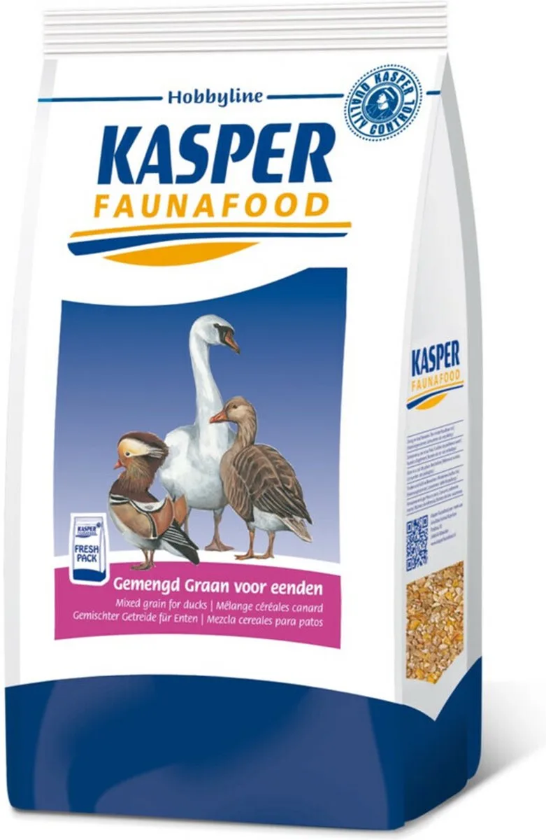 Hobbyline Gemengd Graan voor Eenden - Eendoenvoer - 4 kg van Kasper Faunafood – productfoto