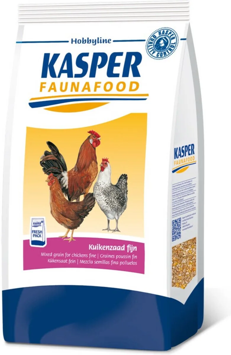 Hobbyline Kuikenzaad Fijn - Kippenvoer - 4 kg de Kasper Faunafood – photo produit