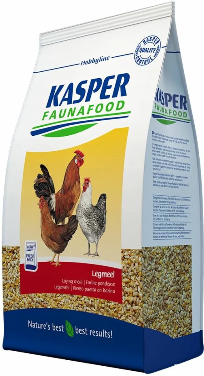 Hobbyline Legmeel - Kippenvoer - 4 kg de Kasper Faunafood – photo produit