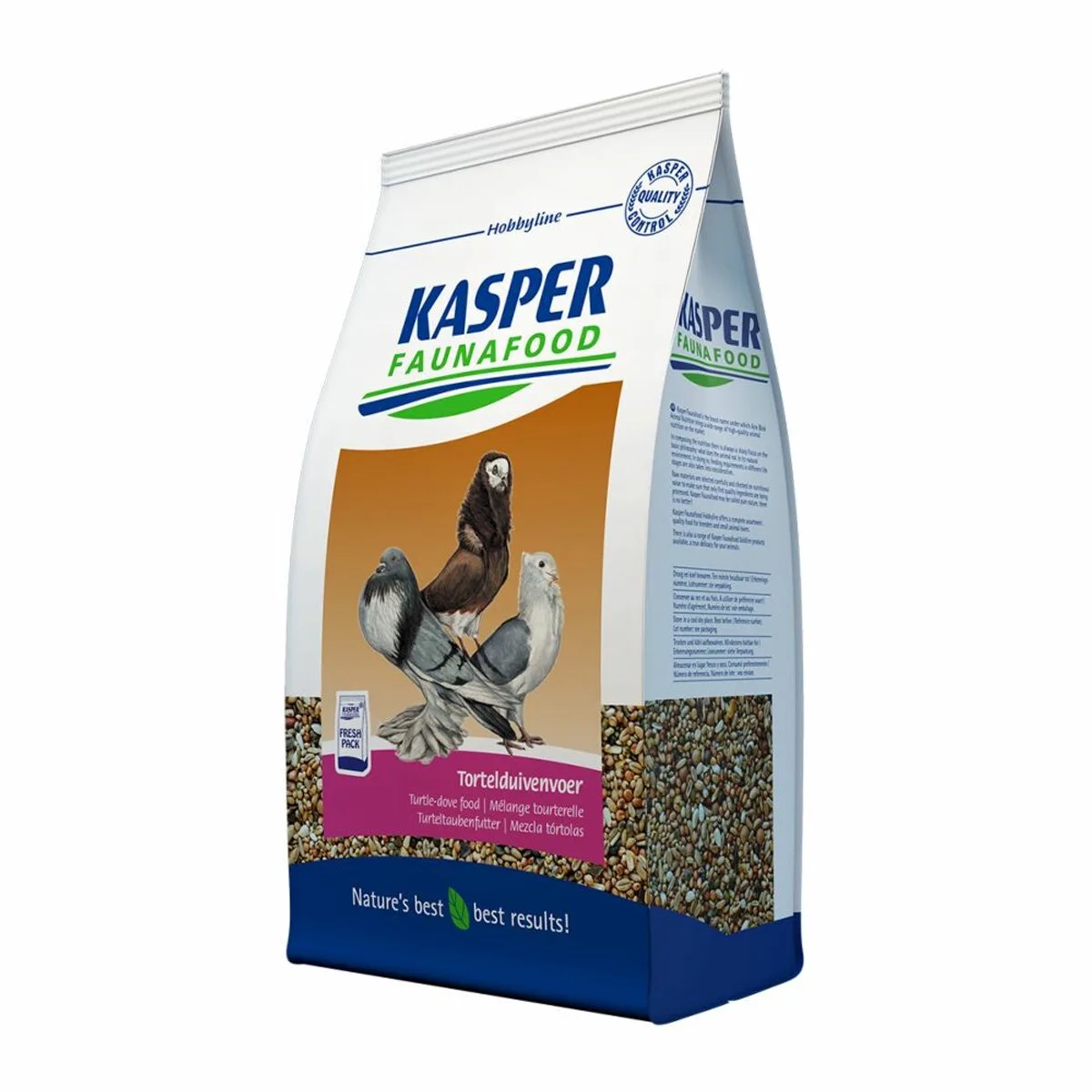 Hobbyline Tortelduivenvoer - 3 kg van Kasper Faunafood – productfoto