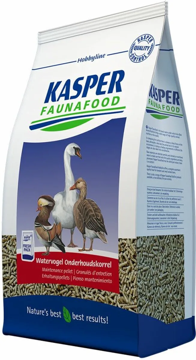 Hobbyline - Watervogel Onderhoudskorrel - Buitenvogelvoer - 4 kg de Kasper Faunafood – photo produit