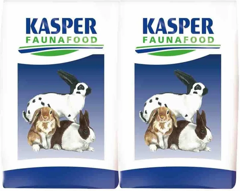 Konijnenvoer Gemengd - 2 x 20 kg - Voordeelverpakking de Kasper Faunafood – photo produit