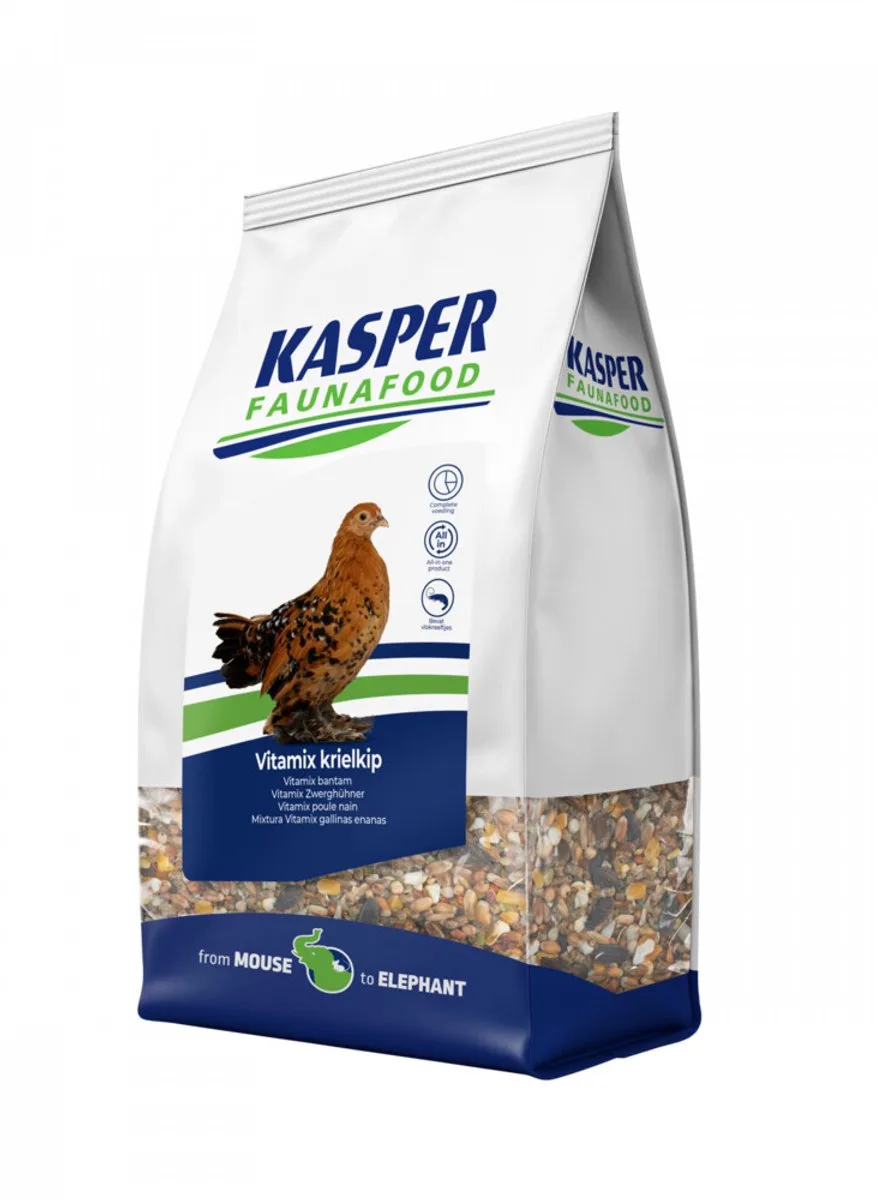 Vitamix Krielkip - 3 x 6 kg - Voordeelverpakking van Kasper Faunafood – productfoto
